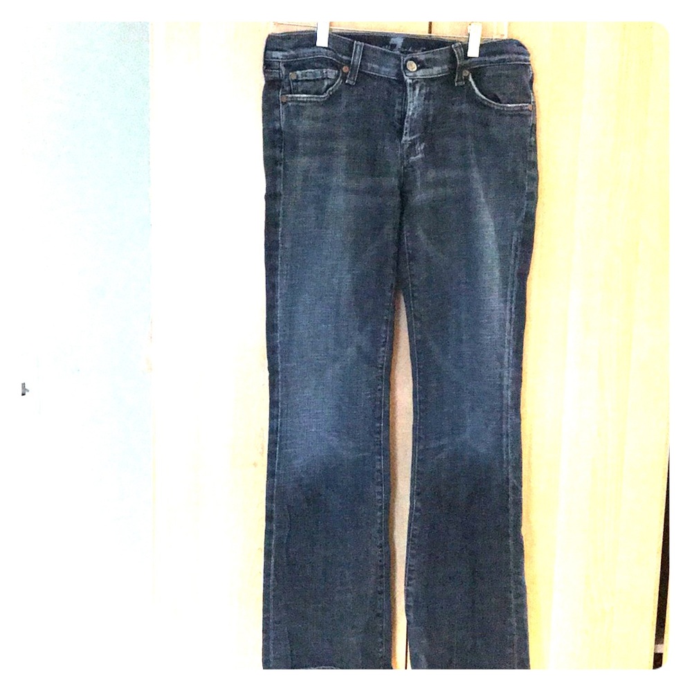 7 for all mankind boot cut denim jeans